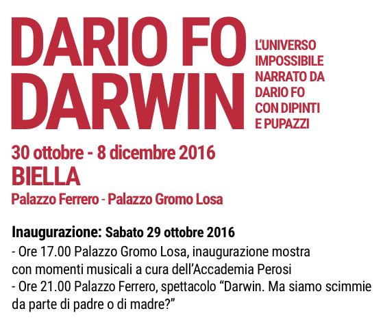 Dario Fo Darwin Biella