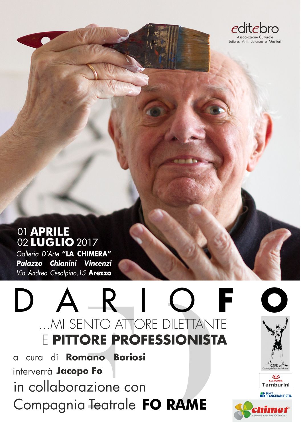 Mostra Dario Fo Arezzo aprile 2017
