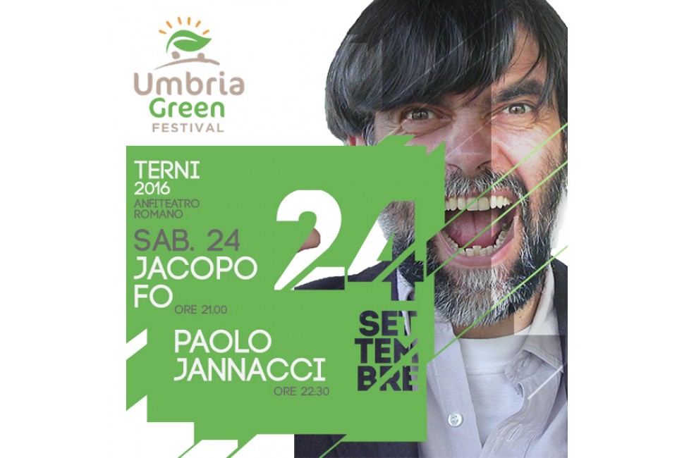 Jacopo Fo spettacolo teatro Umbria Green Festival