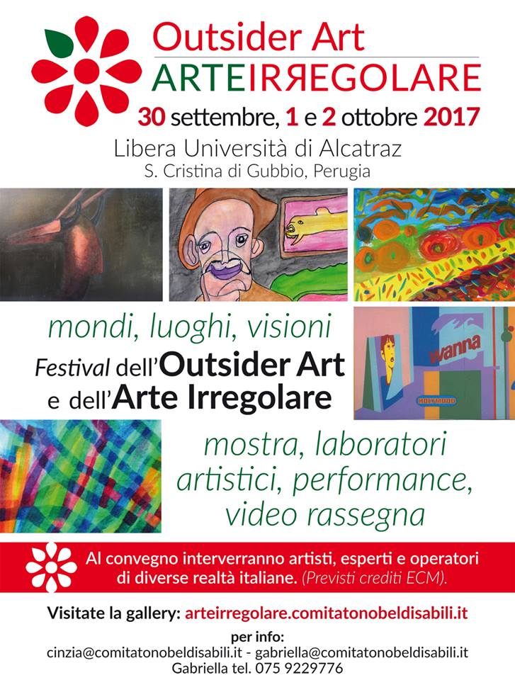 locandina Festival dell'arte irregolare ad Alcatraz