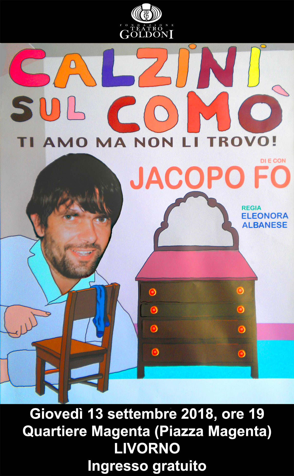 Jacopo Fo teatro Livorno